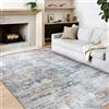Famibay Tappeto Salotto Moderno Pelo Corto Tappeto Lavabile In Lavatrice Grande 160x230 Grigio Colorato Morbido Tappeti Camera Da Letto Tavolo Da Pranzo Salone Stanza