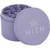 HIZN Grinder in ceramica, 4 pezzi, Ø 63 mm, smerigliatrice premium con rivestimento nano, macinino in metallo, antiaderente e durevole, con set di accessori (viola)