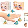 Dawnglow Alternativa al Gioco Gonggi, 5 Pezzi di Gioco di Lancio e Cattura di Sacchetti di Fagioli, Giocattoli per la Coordinazione Occhio-mano per Bambini di 4, 5, 6, 7 e 8 anni