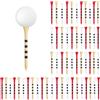 Galenecx 50 Pezzi Tee Golf, 83 mm Tee da Golf Pollice a Meno attrito, Tee Golf Legno, Magliette da Golfs in bambù ecologiche e sostenibili, Accessori per Parti da Golfs, per Tees e Allenamento