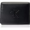 Calvin Klein Bold CK Medium Bifold Lv04F1047G, Portafogli Donna, Black (Black), Taglia Unica