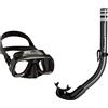 Cressi Superocchio, Maschera Subacquea Unisex - Adulto, Nero & America Snorkel, Unisex - Adulto, Nero
