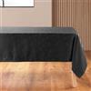 Douceur d'Intérieur, Tovaglia rettangolare (140 x 240 cm) Fiocchi Antracite, Jacquard