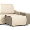 Martina Home Copri chaise longue imbottito Ambar, 280 cm, beige