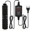 ExKeen Riscaldatore Acquario 100W, Mini Acquario 100 Litri con Provetta in Quarzo Infrangibile, con Ventose, Asta Riscaldante per Pesci con Display a Temperatura Ecologica Riscaldatore Regolabile