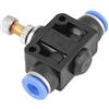 Walfront 10PCS 6 mm Pneumatico Valvola Aria Flusso Di Velocità Acceleratore a Spinta One Touch