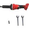 Gotrain Smerigliatrice dritta a batteria, compatibile con batteria Milwaukee M18 18 V, 24000 giri/min, levigatrice dritta senza spazzole, mandrino da 6 mm 3 mm, levigatrice professionale per levigatura