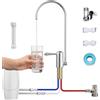Mocoli Rubinetto Cucina, Rubinetto per Lavello da Cucina a Una via Compatibile con Amway Espring Filtro Dell'acqua con Beccuccio Girevole a 360 ° Rubinetto Lavello Cucina con Adattatori per Rubinetto