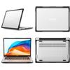 UFinetech Custodia per Huawei MateBook D14 2023 14 Pollici - Cover Protettiva Rigida Trasparente, Ultra-Sottile, Antishock, Antigraffio, Design Elegante con Ventilazione, Adatta per Uomini e Donne