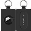SkyArmor Custodia protettiva per Tesla Keycard con AirTag, custodia protettiva in morbido silicone per Tesla Model 3 Y S X, portachiavi con portachiavi, confezione da 1
