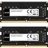 Lexar SODIMM DDR4 RAM 32GB Kit (2 x 16GB), 3200 MHz DRAM, RAM per laptop SODIMM DDR4 a 260 pin, Memoria Laptop, SO-DIMM ad alte Prestazioni, Memoria per Computer Portatile (LD4S16G32C22ST-BGD)