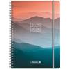 BRUNNEN Diario scolastico 2025/2026 Misty Sunset | A5, plastica
