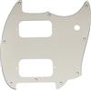 Musiclily Pro 9 Fori HH Battipenna Pickguard 3 strati Aged White | per Chitarra Elettrica Squier Sonic Mustang