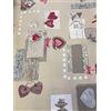 Euronovità Srl Telo arredo copridivano copriletto copritutto Colore Shabby Rosso CUORICINO 170x280 cm in Cotone granfoulard 100% Made in Italy Produzione Propria EURONOVITA'