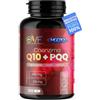 PARAFARMACIA, ORGANIC VITAMINS & FOOD OVF Coenzima Q10 + PQQ Integratore 120 cps Alto Dosaggio 200mg Energia e Benessere, Riduce Stanchezza, Antiossidanti Integratori, Vegano, Made in Italy
