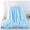 Tuddrom Coperta Decorativa In Finta Pelliccia Morbida, 127x152 Cm, Reversibile, Pelo Lungo, Colore Cammello, Per Divano E Letto, Microfibra