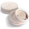 NKlaus 5 metri 4,5 mm 100% cotone naturale stoppino per lampada stoppino piatto per lanterna stoppino per lampada a olio con paraffina purificata 1291