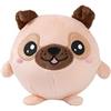 I-TOTAL® - Cuscino Morbido squishy in memory foam 14 cm diametro, squishy pillow ideale come regalo (PUG)