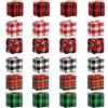 GTYARYUA Addobbi Albero Natale, Mini Scatole Regalo per Ciondolo Albero di Natale, Addobbi Alberos Ornamenti di Natales, Mini Scatola Regalo di Schiuma, per Alberos Decorazione DIY, 24 PCS (D)