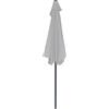 GARDEN FRIEND Ombrellone Half Grigio Diametro 2.7 m