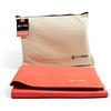 Secoroco Tappetino Yoga da Viaggio in Gomma Naturale Pieghevole - Coral - Antiscivolo, 1 mm, con Borsa per il Trasporto
