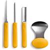 IBILI - 721700 - Set di 4 utensili per decorare le zucche
