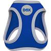 DDOXX Pettorina riflettente Airmesh Step-In Dog Harness - Pettorina per cani - XL (blu)