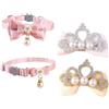 RELKLYU 2 Pezzi Collar per Animali Domestici E 2 Pezzi Pieci di Petpin, Colletto Carino, Colletto Regolabile, Forniture per La Medicazione per Animali Domestici.