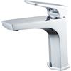 BELZ Rubinetto da Bagno - Miscelatore per Lavabo a Manopola Singola, Design Moderno con Struttura in Ottone Durevole, Installazione Facile, Flusso d'Acqua Senza Schizzi per Lavandino e Mobile da Bagno