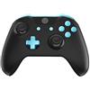 eXtremeRate Tasti Pulsanti Ricambio per Xbox One S X Controller Joystick Model 1708,Trigger LB RB LT RT Bumper Grilletti D-pad Pulsante ABXY Start Back Sync con Cacciaviti-Celeste