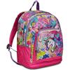 SJ Gang ZAINO scuola ADVANCED, Rosa, Fantasia Unicorno, Doppio Scomparto, Tasche multifunzione, Per bambine e ragazze, Scuola elementare, Tempo libero