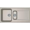 Elleci Life 475 LG247539 Lavello 1 vasca e vaschetta con gocciolatoio Reversibile Sopratop 100 x 50 cm finitura Granitek Bianco Soft 39