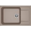 Elleci Life 310 LG231043 Lavello 1 vasca con gocciolatoio Reversibile Sopratop 78 x 50 cm finitura Granitek Matt Tortora 43