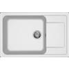 Elleci Life 310 LG231068 Lavello 1 vasca con gocciolatoio Reversibile Sopratop 78 x 50 cm finitura Granitek Matt Bianco 68