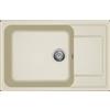 Elleci Life 310 LG231062 Lavello 1 vasca con gocciolatoio Reversibile Sopratop 78 x 50 cm finitura Granitek Classic Bianco Antico 62
