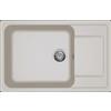 Elleci Life 310 LG231039 Lavello 1 vasca con gocciolatoio Reversibile Sopratop 78 x 50 cm finitura Granitek Bianco Soft 39