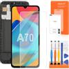 AGCUT Schermo LCD per Samsung Galaxy A70 di ricambio per Samsung A70 SM-A705F A705FN A705MN/DS 6,7 pollici, schermo LCD touch screen Assembly con riparazione, nero con cornice Incell