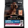 Purina Pro Plan Sensitive Skin Large Athletic Adult Crocchette Cane Salmone 14 kg - Croccantini per cani - 1° ORDINE? 20% di sconto SU BRAND ESCLUSIVI, codice BZR20