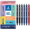 PILOT Acroball - Penna a sfera retrattile, gamma Begreen, riciclata al 79%, confezione da 6, pennino medio da 1,0 mm, in confezione regalo, ideale per scrivere, scuola, casa, ufficio (misto)