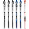 uni-ball Vision Elite UB-200 - Penna roller a inchiostro liquido, 3 x nero, 2 x blu, 1 x rosso, confezione da 6