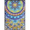 MWOOT Taccuino A5 Mandala Diamante, DIY Notebook, Kit Pittura Diamond Art, Taccuino Fai Da Te per Studenti, Pittura con Strass, Forniture Scolastiche e Ufficio (50 Fogli)