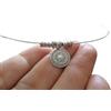 Asai Bolivien Ethno Tribal Manufaktur ⊹⊱ ★ SCACCA ETNICA CON PENDENTE MANDALA PICCOLO E DISTANZIATORI ★ ⊰⊹ collana unica in argento