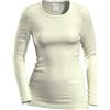 HERMKO 40830 Maglia a maniche lunghe da donna in lana/tencel, Nero , XS