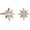 Namana Orecchini Argento 925 per Donna e Ragazza, Orecchini a Stella in Argento 925, Piccoli Orecchini Oro Rosa per Ragazza, Gioielli Donna in Argento 925 per Donne con Confezione Regalo
