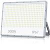 TOPAUBUB Faretto LED da Esterno 300W, Fari a LED da Esterno 30000LM 6500K Bianco Freddo Impermeabile IP67 per Faro Giardino(1 Pezzi)