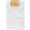 RESTILO Set Tappeti Bagno Antiscivolo 50 x 80 cm + 40 x 50 cm Tappetino da bagno super assorbente Bianco Bati