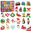 HOGOKIDS Calendario dell'Avvento 2025, decorazione natalizia con calamite per frigorifero, 24 giorni, conto alla rovescia, calamita Babbo Natale per frigorifero, decorazione natalizia, giocattolo
