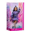 MATTEL TOYS S.R.L. Mattel Barbie Deluxe Style n. 7 Bambola con top e gonna blu metalizzato