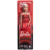 MATTEL TOYS S.R.L. Mattel Barbie 80° Bambola Bionda Celebrativa in Abito Rosso Rubino