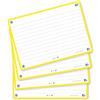 Oxford Flash 2.0-80 spine Bristol Flash Cards A6 (10, 5 x 14, 8 cm) con cornice gialla